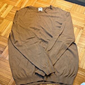 Zara Men's Brown Crewneck Sweater